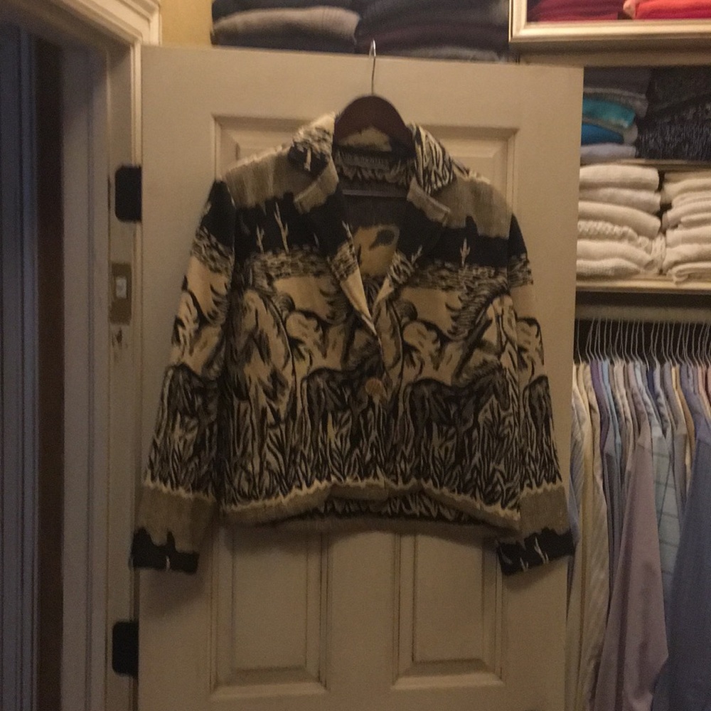 New Identity Bkack Tan Horse Jacket M